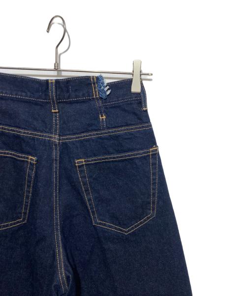 moussy（マウジー）moussy (マウジー) CROSS WAIST WIDE STRAIGHTデニム インディゴ サイズ:1の古着・服飾アイテム