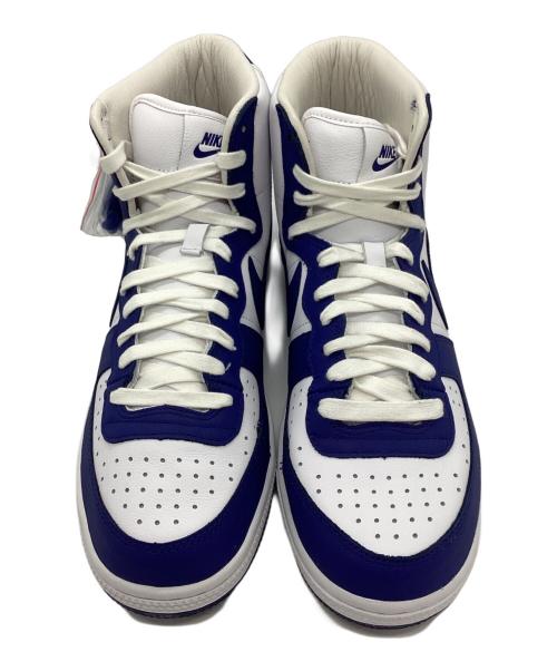 NIKE（ナイキ）NIKE (ナイキ) COMME des GARCONS HOMME PLUS (コムデギャルソンオムプリュス) Terminator High スニーカー ネイビー×ホワイト サイズ:27.5の古着・服飾アイテム