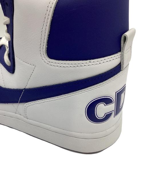 NIKE（ナイキ）NIKE (ナイキ) COMME des GARCONS HOMME PLUS (コムデギャルソンオムプリュス) Terminator High スニーカー ネイビー×ホワイト サイズ:27.5の古着・服飾アイテム