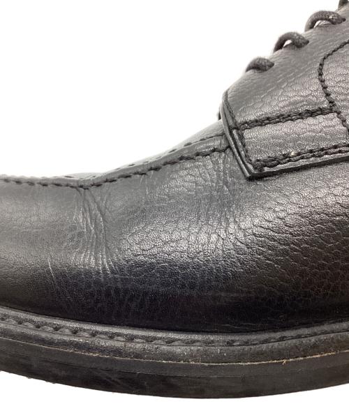 berwick（バーウィック）berwick (バーウィック) Uチップシューズ ブラック サイズ:7 1/2の古着・服飾アイテム