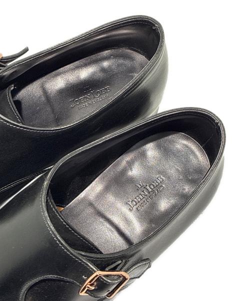 JOHN LOBB（ジョンロブ）JOHN LOBB (ジョンロブ) Philip II Double Buckle　フィリップ2 ダブルバックル ブラック サイズ:8Eの古着・服飾アイテム