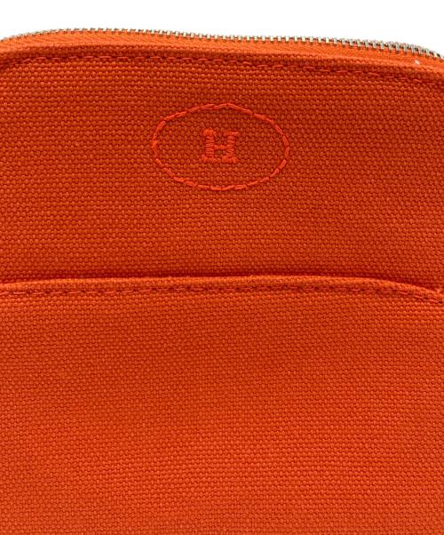 HERMES（エルメス）HERMES (エルメス) ボリード ミニポーチ 16 オレンジの古着・服飾アイテム