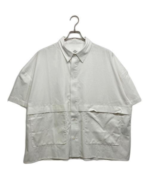 Quilp（クイルプ）Quilp (クイルプ) MARSH Short Sleeve Waffle Shirt ホワイト サイズ:1の古着・服飾アイテム