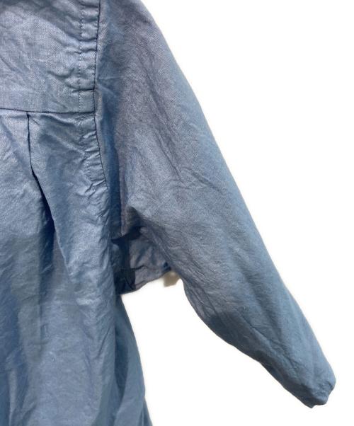 SH（エスエイチ）SH (エスエイチ) SHORT SLEEVE OPEN COLLAR SHIRT スカイブルー サイズ:Lの古着・服飾アイテム