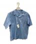 SH（エスエイチ）の古着「SHORT SLEEVE OPEN COLLAR SHIRT」｜スカイブルー