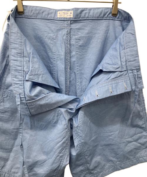 SH（エスエイチ）SH (エスエイチ) Double Knee Shorts スカイブルー サイズ:Lの古着・服飾アイテム