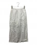 Graphpaperグラフペーパー）の古着「Linen Easy Wide Pants」｜ホワイト