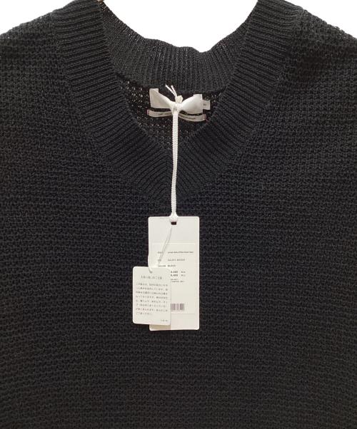 Graphpaper（グラフペーパー）Graphpaper (グラフペーパー) Linen SOLOTEX Knit Vest ブラック サイズ:00の古着・服飾アイテム