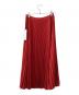 Graphpaper (グラフペーパー) Satin Pleats Skirt レッド サイズ:00 未使用品：9000円