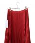 中古・古着 Graphpaper (グラフペーパー) Satin Pleats Skirt レッド サイズ:00 未使用品：9000円