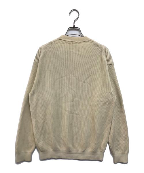 AURALEE（オーラリー）AURALEE (オーラリー) SUPER HARD TWIST RIB KNIT P/O ベージュ サイズ:4の古着・服飾アイテム