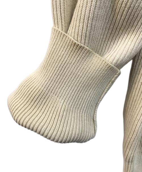 AURALEE（オーラリー）AURALEE (オーラリー) SUPER HARD TWIST RIB KNIT P/O ベージュ サイズ:4の古着・服飾アイテム