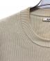 中古・古着 AURALEE (オーラリー) SUPER HARD TWIST RIB KNIT P/O ベージュ サイズ:4：9000円