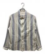 LEMAIREルメール）の古着「PYJAMA SHIRT」｜アイボリー×ブルー