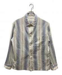 LEMAIRE（ルメール）の古着「PYJAMA SHIRT」｜アイボリー×ブルー