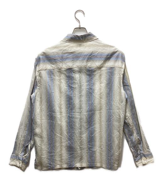 LEMAIRE（ルメール）LEMAIRE (ルメール) PYJAMA SHIRT アイボリー×ブルー サイズ:46の古着・服飾アイテム