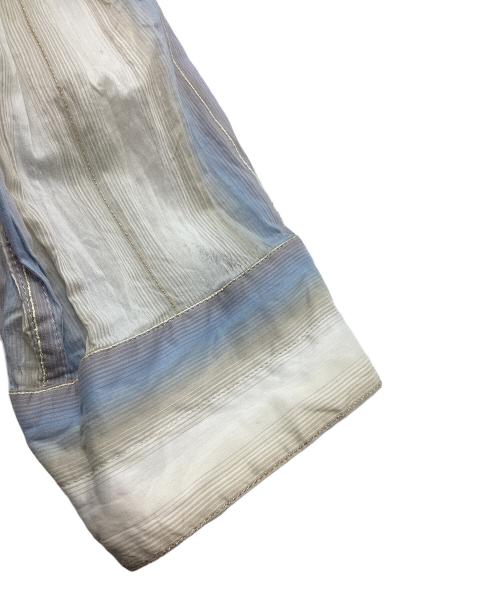 LEMAIRE（ルメール）LEMAIRE (ルメール) PYJAMA SHIRT アイボリー×ブルー サイズ:46の古着・服飾アイテム