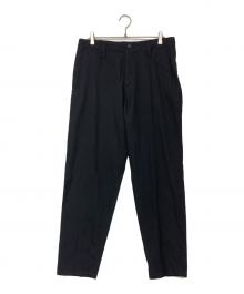 T&S（ティーアンドエス）の古着「CINCH BACK TROUSER」｜ブラック