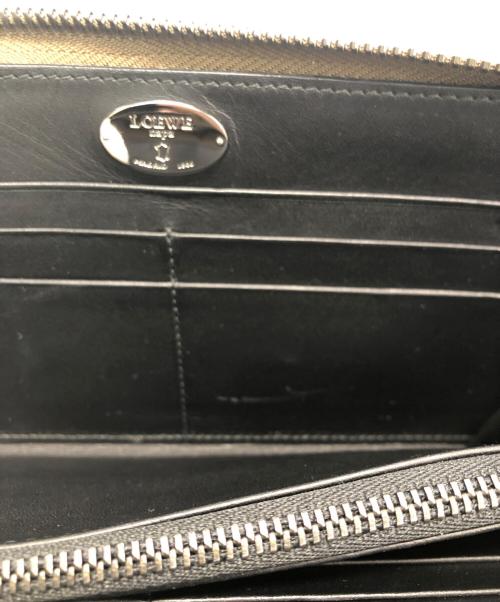 LOEWE（ロエベ）LOEWE (ロエベ) タッセル付ロングウォレット ブラウンの古着・服飾アイテム