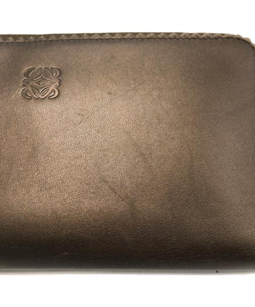 LOEWE（ロエベ）LOEWE (ロエベ) タッセル付ロングウォレット ブラウンの古着・服飾アイテム