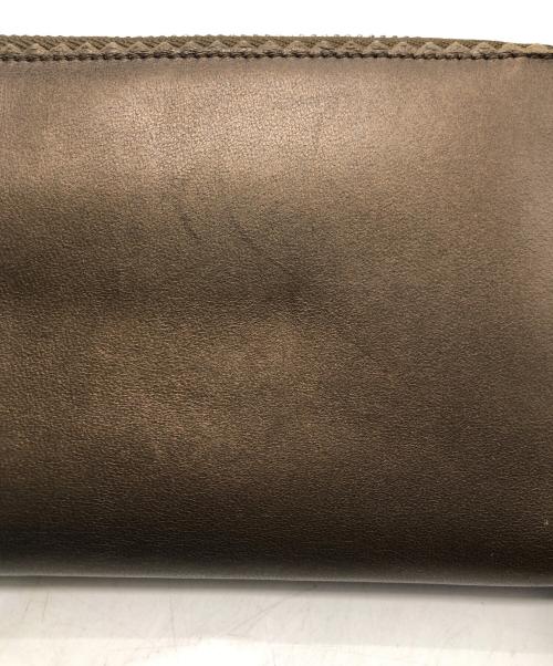 LOEWE（ロエベ）LOEWE (ロエベ) タッセル付ロングウォレット ブラウンの古着・服飾アイテム