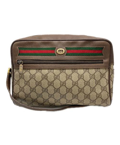 GUCCI（グッチ）GUCCI (グッチ) オールドショルダーバッグ ブラウン サイズ:表記なしの古着・服飾アイテム