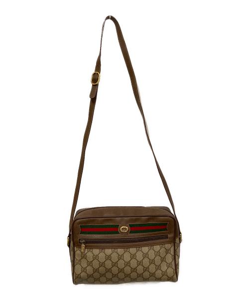 GUCCI（グッチ）GUCCI (グッチ) オールドショルダーバッグ ブラウン サイズ:表記なしの古着・服飾アイテム