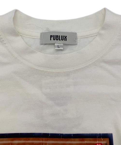 PUBLUX（パブリュクス）PUBLUX (パブリュクス) 遊戯王 (ユウギオウ) Tシャツ ホワイト サイズ:Lの古着・服飾アイテム