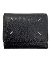 Maison Margiela（メゾンマルジェラ）の古着「スリーフォールドウォレット」｜ブラック