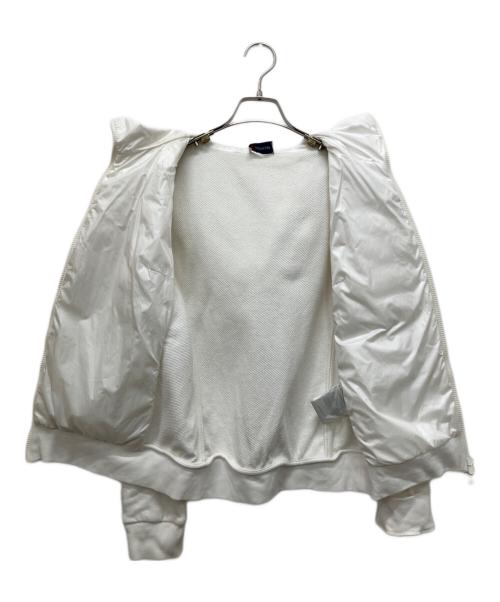 MONCLER（モンクレール）MONCLER (モンクレール) スウェット切替ダウンフーディ ホワイト サイズ:Mの古着・服飾アイテム