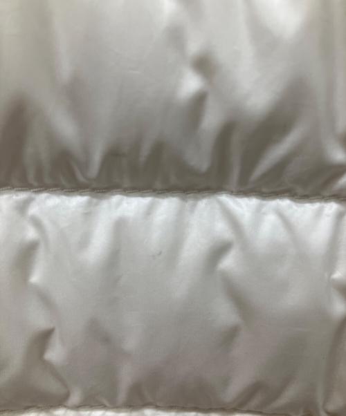 MONCLER（モンクレール）MONCLER (モンクレール) スウェット切替ダウンフーディ ホワイト サイズ:Mの古着・服飾アイテム