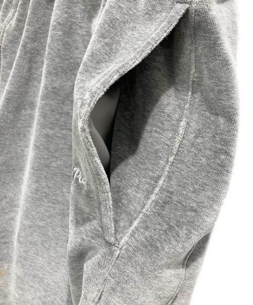 BlackEyePatch（ブラックアイパッチ）BlackEyePatch (ブラックアイパッチ) ベロアショートパンツ グレー サイズ:Lの古着・服飾アイテム