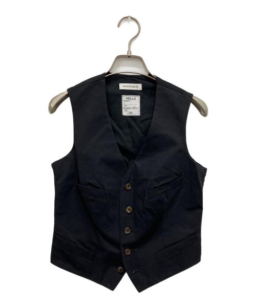 MADISON BLUE（マディソンブルー）MADISON BLUE (マディソンブルー) リネン混ベスト ブラック サイズ:00の古着・服飾アイテム