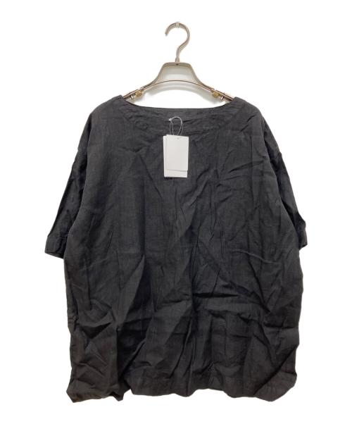 ARMEN（アーメン）ARMEN (アーメン) LINEN PLAIN SS PULL ブラック サイズ:1の古着・服飾アイテム
