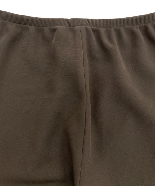 AP STUDIO（エーピーストゥディオ）AP STUDIO (エーピーストゥディオ) エラスティックパンツ ブラウン サイズ:38の古着・服飾アイテム