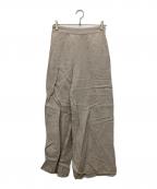 Plageプラージュ）の古着「Linen Wide パンツ」｜ベージュ
