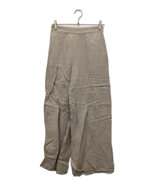 Plage（プラージュ）Plage (プラージュ) Linen Wide パンツ ベージュ サイズ:38の古着・服飾アイテム
