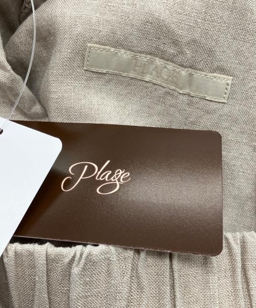 Plage（プラージュ）Plage (プラージュ) Linen Wide パンツ ベージュ サイズ:38の古着・服飾アイテム