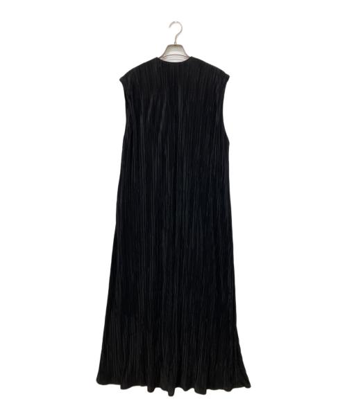 CITYSHOP（シティショップ）CITYSHOP (シティショップ) DEEP V NECK DRESS ブラック サイズ:38の古着・服飾アイテム
