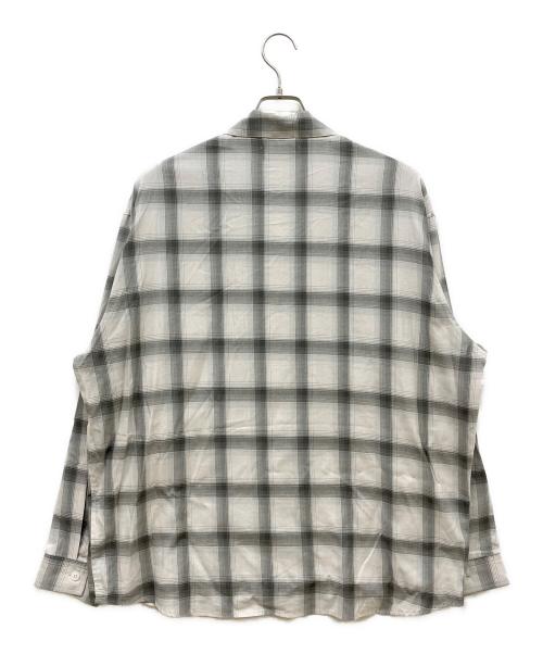 BLACK DOGS ROTTWEILER（ブラックドッグロットワイラー）BLACK DOGS ROTTWEILER (ブラックドッグロットワイラー) R9 OMBRE SHIRT グレー サイズ:Mの古着・服飾アイテム
