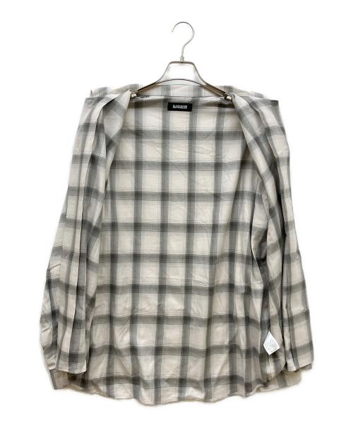 BLACK DOGS ROTTWEILER（ブラックドッグロットワイラー）BLACK DOGS ROTTWEILER (ブラックドッグロットワイラー) R9 OMBRE SHIRT グレー サイズ:Mの古着・服飾アイテム