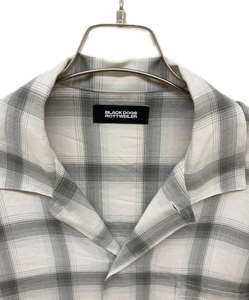 BLACK DOGS ROTTWEILER（ブラックドッグロットワイラー）BLACK DOGS ROTTWEILER (ブラックドッグロットワイラー) R9 OMBRE SHIRT グレー サイズ:Mの古着・服飾アイテム