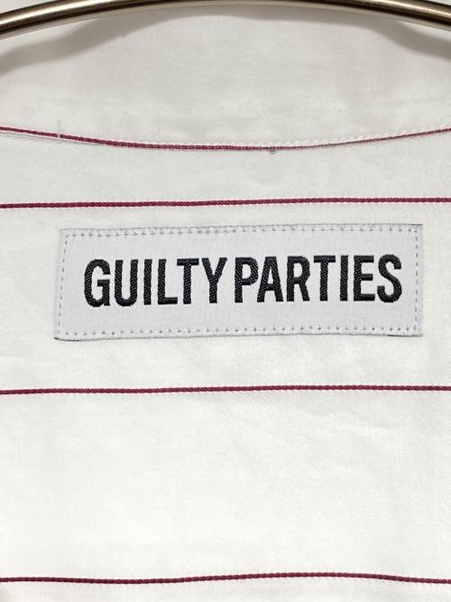 WACKO MARIA（ワコマリア）WACKO MARIA (ワコマリア) SOKTAS / STRIPED OPEN COLLAR SHIRT (TYPE-2) ホワイト×レッド サイズ:Sの古着・服飾アイテム