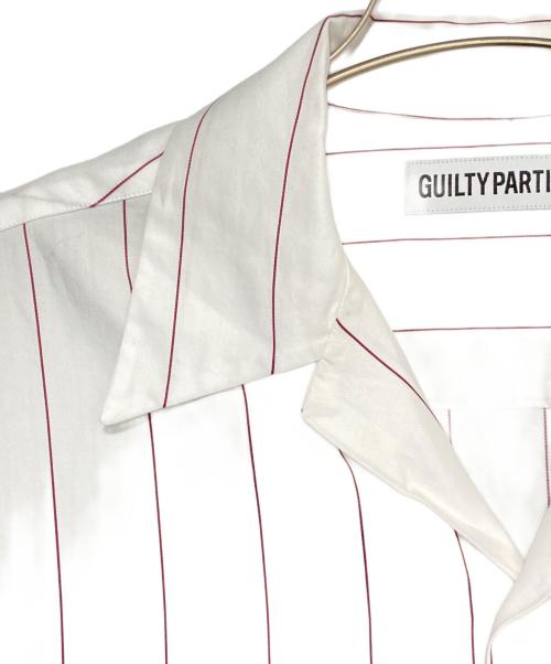 WACKO MARIA（ワコマリア）WACKO MARIA (ワコマリア) SOKTAS / STRIPED OPEN COLLAR SHIRT (TYPE-2) ホワイト×レッド サイズ:Sの古着・服飾アイテム