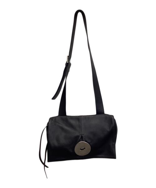 kawa-kawa（カワカワ）kawa-kawa (カワカワ) 斜め掛けショルダーバッグ ブラックの古着・服飾アイテム