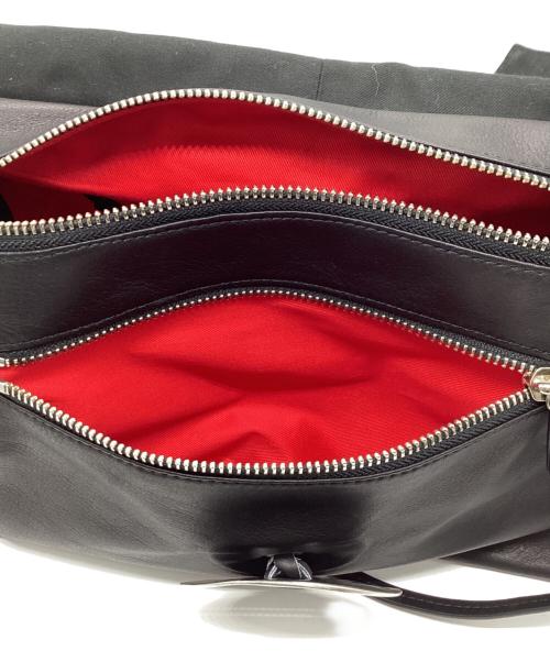 kawa-kawa（カワカワ）kawa-kawa (カワカワ) 斜め掛けショルダーバッグ ブラックの古着・服飾アイテム