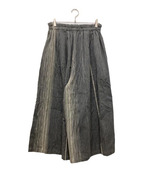 tamaki niime（タマキ ニイメ）tamaki niime (タマキ ニイメ) ワイドパンツ グレー サイズ:long 未使用品の古着・服飾アイテム