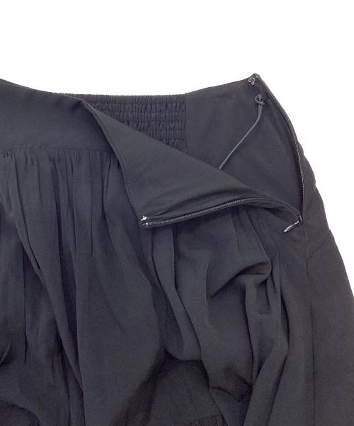 HER LIP TO（ハーリップトゥ）HER LIP TO (ハーリップトゥ) High-Waist Tiered Long Skirt ブラック サイズ:S 未使用品の古着・服飾アイテム