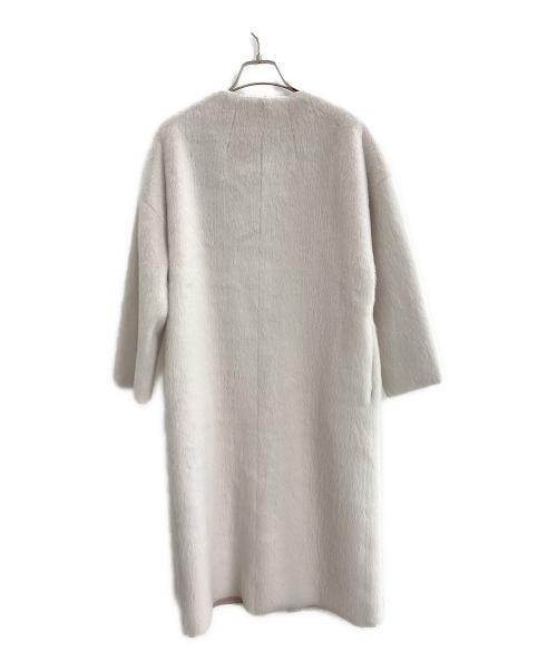 HER LIP TO（ハーリップトゥ）HER LIP TO (ハーリップトゥ) Faux Fur Reversible Coat アイボリー サイズ:Sの古着・服飾アイテム