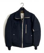 SASQUATCHfabrix.サスクワッチファブリックス）の古着「ウールフライトジャケット」｜ブラック